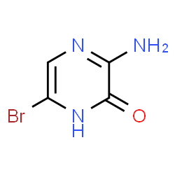 ChemSpider 2D Image | 3-Amino-6-bromo-2(1H)-pyrazinone | C4H4BrN3O