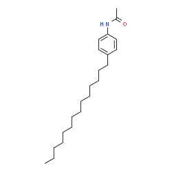 ChemSpider 2D Image | N-(4-Tetradecylphenyl)acetamide | C22H37NO