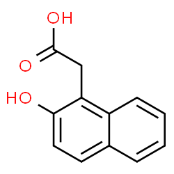 ChemSpider 2D Image | (2-Hydroxy-1-naphthyl)acetic acid | C12H10O3