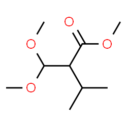 ChemSpider 2D Image | Methyl 2-(dimethoxymethyl)-3-methylbutanoate | C9H18O4