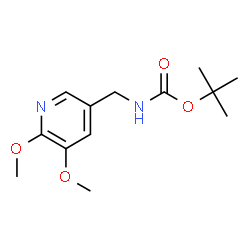 ChemSpider 2D Image | tert-butyl (5,6-dimethoxy-3-pyridinyl)methylcarbamate | C13H20N2O4