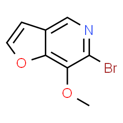ChemSpider 2D Image | 6-Bromo-7-methoxyfuro[3,2-c]pyridine | C8H6BrNO2