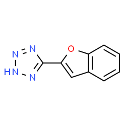 ChemSpider 2D Image | 5-(2-Benzofuranyl)-2H-tetrazole | C9H6N4O