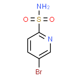ChemSpider 2D Image | 5-Bromo-2-pyridinesulfonamide | C5H5BrN2O2S