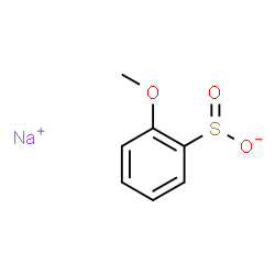 ChemSpider 2D Image | Sodium 2-methoxybenzenesulfinate | C7H7NaO3S