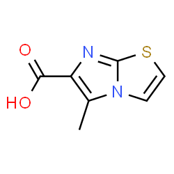 ChemSpider 2D Image | 5-Methylimidazo[2,1-b][1,3]thiazole-6-carboxylic acid | C7H6N2O2S