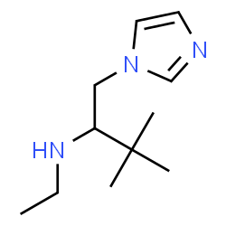 ChemSpider 2D Image | N-Ethyl-1-(1H-imidazol-1-yl)-3,3-dimethyl-2-butanamine | C11H21N3