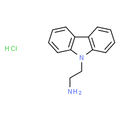 ChemSpider 2D Image | 2-(9H-Carbazol-9-yl)ethanamine hydrochloride (1:1) | C14H15ClN2
