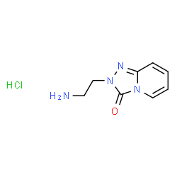 ChemSpider 2D Image | 2-(2-AMINOETHYL)-2H,3H-[1,2,4]TRIAZOLO[4,3-A]PYRIDIN-3-ONE HYDROCHLORIDE | C8H11ClN4O