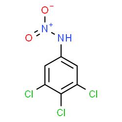 ChemSpider 2D Image | 3,4,5-Trichloro-N-nitroaniline | C6H3Cl3N2O2