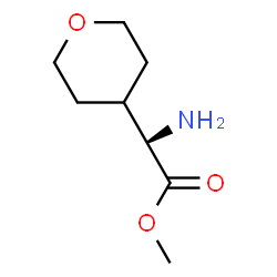 ChemSpider 2D Image | Methyl (2R)-amino(tetrahydro-2H-pyran-4-yl)acetate | C8H15NO3