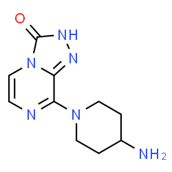 ChemSpider 2D Image | 8-(4-Amino-1-piperidinyl)[1,2,4]triazolo[4,3-a]pyrazin-3(2H)-one | C10H14N6O
