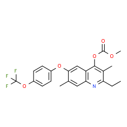 ChemSpider 2D Image | flometoquin | C22H20F3NO5