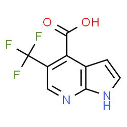 ChemSpider 2D Image | 5-(Trifluoromethyl)-1H-pyrrolo[2,3-b]pyridine-4-carboxylic acid | C9H5F3N2O2