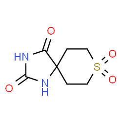 ChemSpider 2D Image | 8-Thia-1,3-diazaspiro[4.5]decane-2,4-dione 8,8-dioxide | C7H10N2O4S