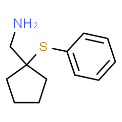 ChemSpider 2D Image | 1-[1-(Phenylsulfanyl)cyclopentyl]methanamine | C12H17NS