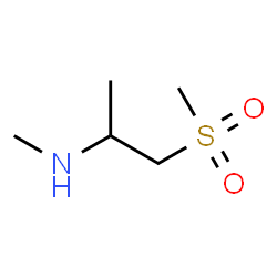 ChemSpider 2D Image | N-Methyl-1-(methylsulfonyl)-2-propanamine | C5H13NO2S