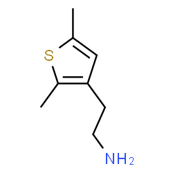 ChemSpider 2D Image | 2-(2,5-Dimethyl-3-thienyl)ethanamine | C8H13NS