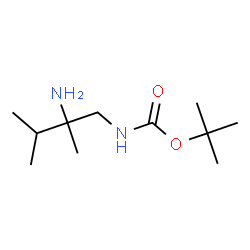 ChemSpider 2D Image | 2-Methyl-2-propanyl (2-amino-2,3-dimethylbutyl)carbamate | C11H24N2O2