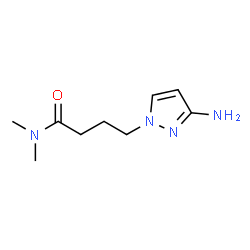 ChemSpider 2D Image | 4-(3-Amino-1H-pyrazol-1-yl)-N,N-dimethylbutanamide | C9H16N4O
