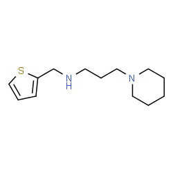 ChemSpider 2D Image | 3-(1-Piperidinyl)-N-(2-thienylmethyl)-1-propanamine | C13H22N2S
