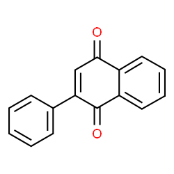 ChemSpider 2D Image | 2-Phenyl-1,4-naphthoquinone | C16H10O2