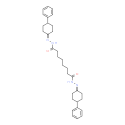 ChemSpider 2D Image | N'~1~,N'~8~-Bis(4-phenylcyclohexylidene)octanedihydrazide | C32H42N4O2