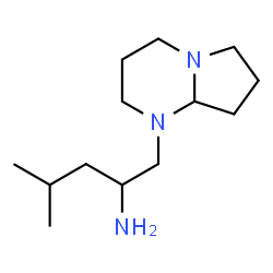 ChemSpider 2D Image | 1-(Hexahydropyrrolo[1,2-a]pyrimidin-1(2H)-yl)-4-methyl-2-pentanamine | C13H27N3