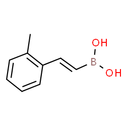 ChemSpider 2D Image | [(E)-2-(2-Methylphenyl)vinyl]boronic acid | C9H11BO2