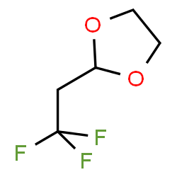 ChemSpider 2D Image | 2-(2,2,2-Trifluoroethyl)-1,3-dioxolane | C5H7F3O2