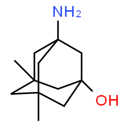 ChemSpider 2D Image | 3-Amino-5,7-dimethyl-1-adamantanol | C12H21NO
