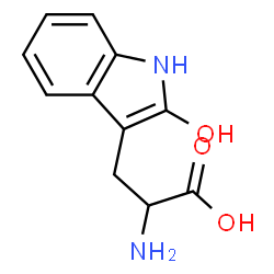 ChemSpider 2D Image | 2-Hydroxytryptophan | C11H12N2O3