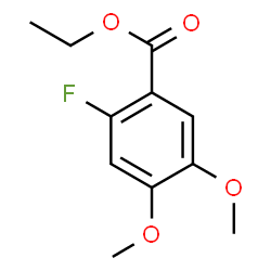 ChemSpider 2D Image | Ethyl 2-fluoro-4,5-dimethoxybenzoate | C11H13FO4