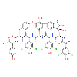 ChemSpider 2D Image | Complestatin B | C61H45Cl6N7O17