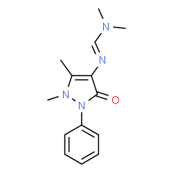 ChemSpider 2D Image | N'-(1,5-Dimethyl-3-oxo-2-phenyl-2,3-dihydro-1H-pyrazol-4-yl)-N,N-dimethylimidoformamide | C14H18N4O