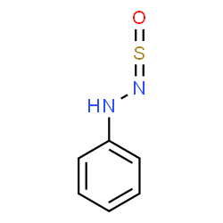 ChemSpider 2D Image | Hydrazine, phenylsulfinyl- | C6H6N2OS