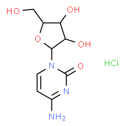 ChemSpider 2D Image | Cytidine, hydrochloride (1:1) | C9H14ClN3O5