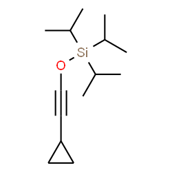 ChemSpider 2D Image | ((Cyclopropylethynyl)oxy)triisopropylsilane | C14H26OSi
