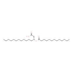 ChemSpider 2D Image | 2-TRIDECANOYLOXY-PENTADECANOIC ACID | C28H54O4