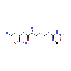 ChemSpider 2D Image | L-N(OMEGA)-NITROARGININE-2,4-L-DIAMINOBUTYRIC AMIDE | C10H22N8O4
