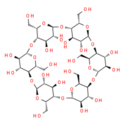 ChemSpider 2D Image | alpha-Cyclodextrin | C36H60O30