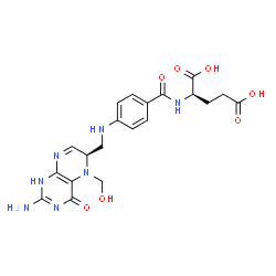 ChemSpider 2D Image | 5-HYDROXYMETHYLENE-6-HYDROFOLIC ACID | C20H23N7O7
