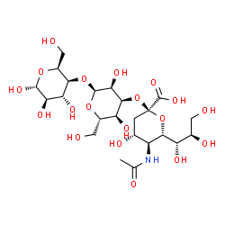 ChemSpider 2D Image | LACTOSE SIALIC ACID | C23H39NO19