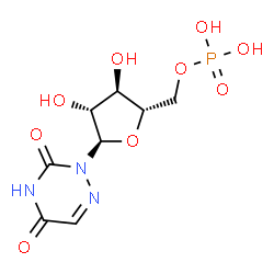 ChemSpider 2D Image | 6-aza-UMP | C8H12N3O9P