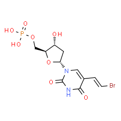 ChemSpider 2D Image | BVDU-MP | C11H14BrN2O8P