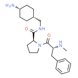 ChemSpider 2D Image | METHYL-PHE-PRO-AMINO-CYCLOHEXYLGLYCINE | C22H34N4O2
