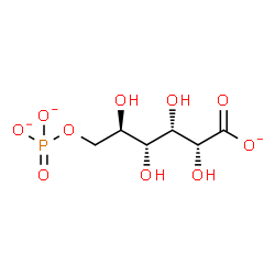 ChemSpider 2D Image | 6-O-Phosphonato-D-gluconate | C6H10O10P