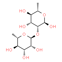 ChemSpider 2D Image | alpha-L-Rhap-(1->2)-alpha-L-Rhap | C12H22O9