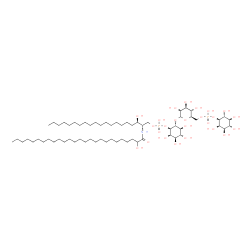 ChemSpider 2D Image | (2S,3R)-3-Hydroxy-2-[(2-hydroxyhexacosanoyl)amino]icosyl (1R,2R,3R,4R,5S,6R)-2,3,4,5-tetrahydroxy-6-{[6-O-(hydroxy{[(1S,2R,3R,4S,5S,6R)-2,3,4,5,6-pentahydroxycyclohexyl]oxy}phosphoryl)-D-mannopyranosy
l]oxy}cyclohexyl hydrogen phosphate | C64H125NO25P2