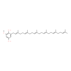 ChemSpider 2D Image | all-trans-6-methoxy-2-hexaprenylhydroquinone | C37H56O3